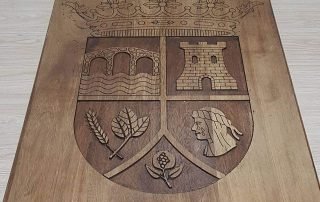 escudos de madera