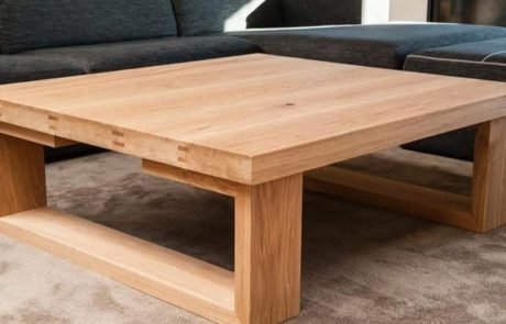 mesas de madera noble